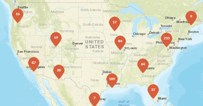 World Map of Recyclers