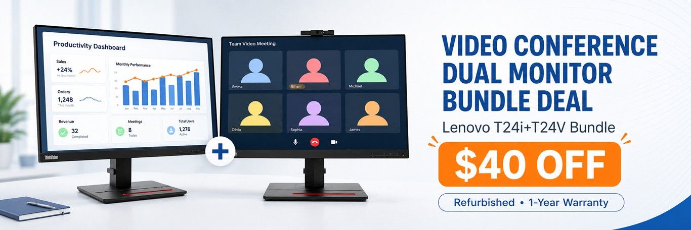 Video Conference Dual Monitor Bundle Deal