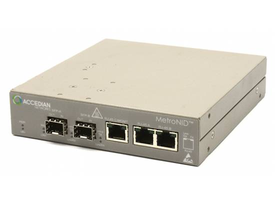 Accedian AMN-1000-TE 2-Port 10/100/100 2-SFP Metro Network Interface Device