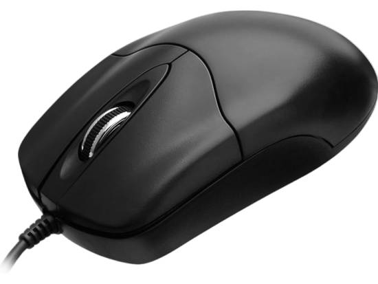 Adesso HC-3003 USB Optical Mouse w/Metal Scroll Wheel - Refurbished