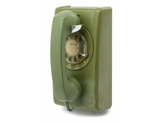 Alltel Single-Line Analog Rotary Wall Phone Green Vintage *Non-Functional Prop*