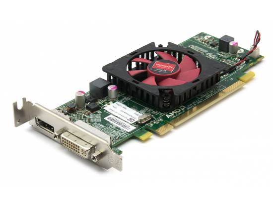 ATI Radeon HD6570 1GB DDR3 PCIe 2.1 X16 Graphics Video Card – Dual DisplayPort & DVI, Fan Heatsink