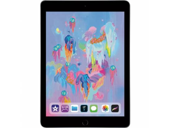 Apple iPad 6 A1893 9.7" Tablet A10 Fusion 2.3 GHz 2GB RAM 32GB Flash (Wi-Fi Only) - Space Gray - Grade A