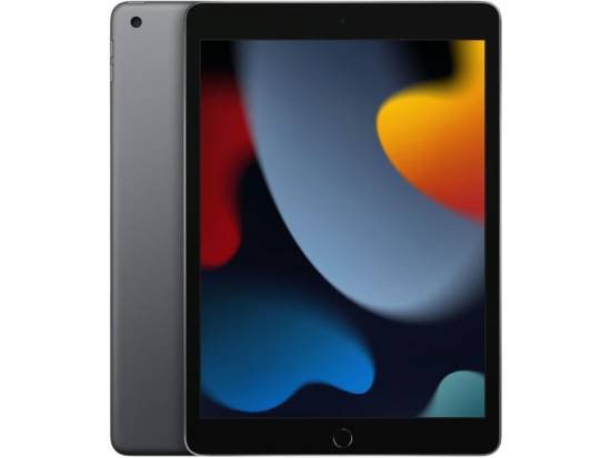 Apple iPad 9th Gen A2603 10.2" Tablet 64GB Wi-Fi + Cellular Unlocked (2021) Space Gray - Grade C