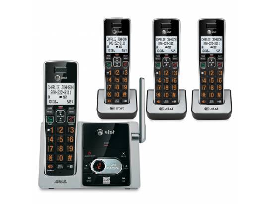 AT&T CL82413 (4) Cordless Phone Handset w/Answering System CID