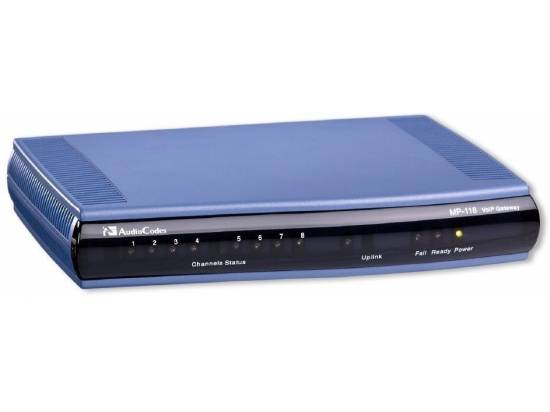 Audiocodes MP118 4FXS MediaPack Analog VoIP Gateway (4FXS 4FXO SIP Package)