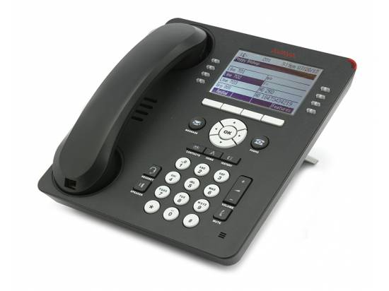 Avaya 9608 24-Button Black IP Display Speakerphone W/Text Keys - Grade A