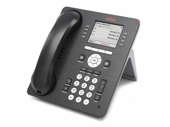 Avaya 9611G 24-Button Black  VOIP Display Speakerphone W/ Text Keys - Grade A