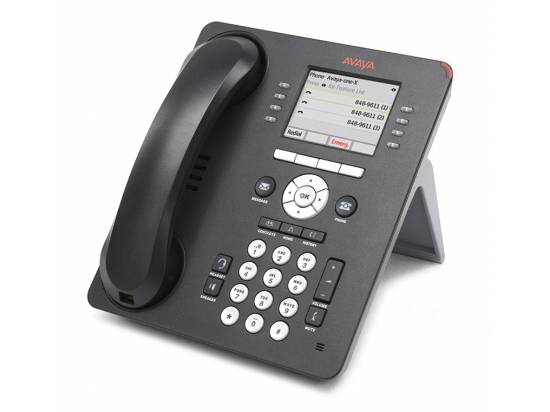 Avaya 9611G 24-Button Black  VOIP Display Speakerphone W/ Text Keys - Grade B