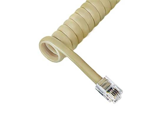 Cablesys GCHA444025-FIV 25' IVORY Handset Cord