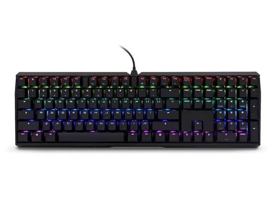 CHERRY MX 3.0S Wired Mechanical MX Brown Silent Switches Gaming Keyboard - Black - Refurbished