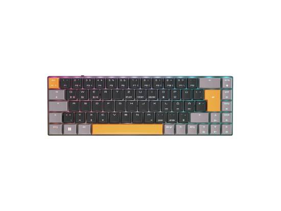 CHERRY MX-LP 2.1 65% Compact Wireless RGB MX Silver Speed Switches Gaming Keyboard - Black/Orange - Refurbished