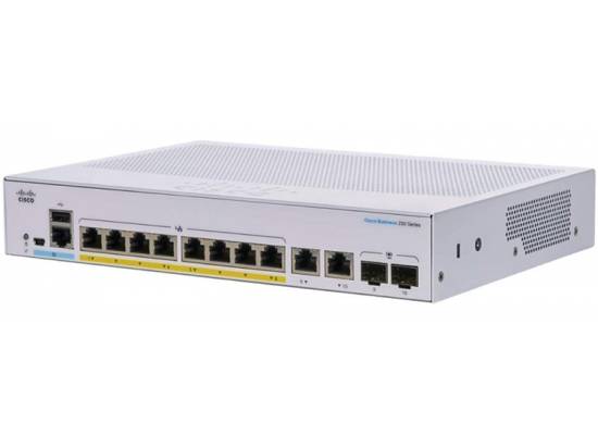 Cisco 250 CBS250-8FP-E-2G 8-Port Gigabit Ethernet Manageable Switch