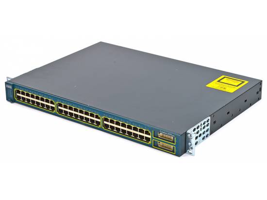 Cisco Catalyst 2950 Series WS-C2950G-48-EI 48-Port 10/100 2-GBIC Switch - Refurbished