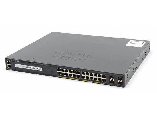Cisco Catalyst 2960X-24PS-L 24-Port 10/100/1000 Managed Switch