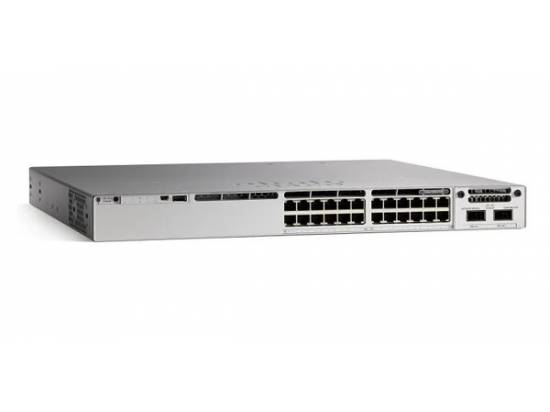 Cisco Catalyst 9200L 24-Port 10/100/1000 Stackable Switch (C9200L-24T-4X-E)