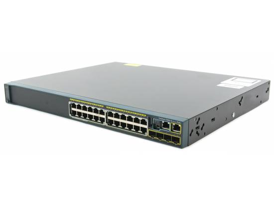 Cisco Catalyst WS-C2960S-24PS-L 24-Port 10/100/1000 Managed Switch - Refurbished