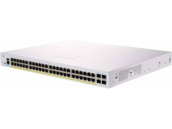 Cisco CBS50 48-Port 10/100/1000 PoE+ Managed Switch (CBS350-48FP-4X-NA)