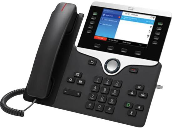 Cisco CIS 8851 TSG-B Secure IP Phone w/power (DTD-8851-01) - Grade A