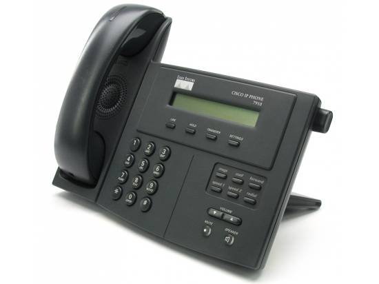 Cisco CP-7910 Charcoal IP Display Speakerphone - Grade A