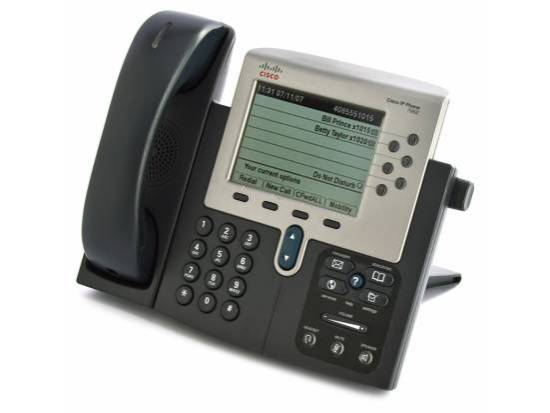 Cisco CP-7962G Charcoal IP Display Speakerphone - Global - Grade A