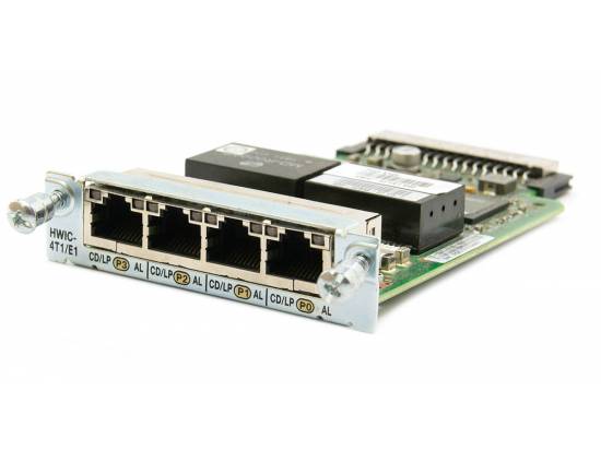 Cisco HWIC-4T1/E1 4 Port Channel T1/E1 High Speed WAN Interface Card (73-12947-01) - Refurbished