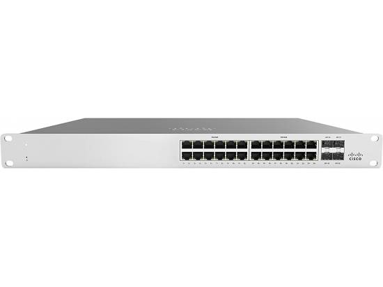 Cisco  Meraki MS120-24P 24-Port Gigabit Switch (with PoE) - Refurbished