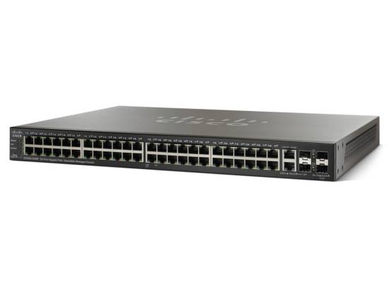 Cisco SG500-52-K9 V02 52-Port Gigabit Ethernet Stackable Managed Switch - Refurbished
