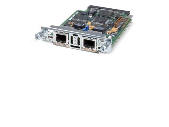 Cisco VWIC2-2MFT-T1/E1 2-Port RJ-48 Multiflex Voice Interface Card