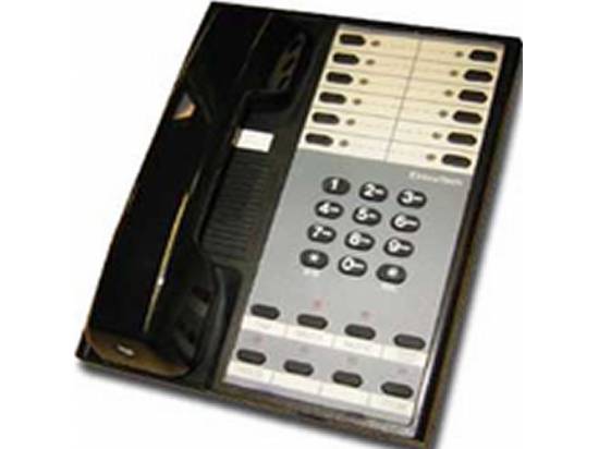 Comdial Executech II 6714S-FB 14-Line Black Non-Display Speakerphone