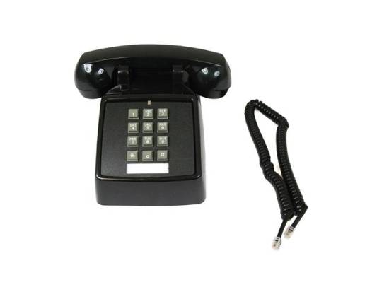 Cortelco 250000-VBA-20MD Desk ValueLine - Black - Grade A