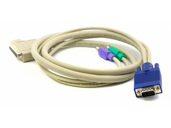 Cybex VGA PS2 KVM Switch Cable - 4ft