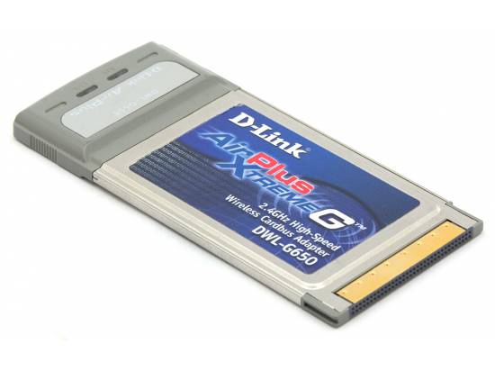 D-Link AirPlus XTremeG 2.4GHz Wireless Network Cardbus Adapter