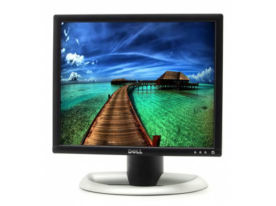 Dell 1703FP 17" LCD Monitor  - Grade B - Silver/Black