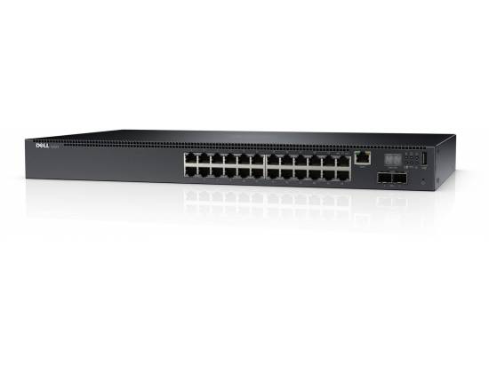 Dell Networking N2024 24-Port 10/100/1000Mb Ethernet Manageable Switch - Refurbished