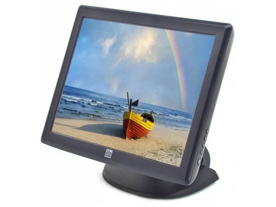 Elo ET1515L-7CWA-1-GY-G 15" Touchscreen Black LCD Monitor - Grade C