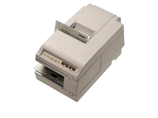 Epson TM-U375 Serial 9-Pin Dot Matirx Impact Monochrome Receipt Printer (M63UA) - White - Refurbished