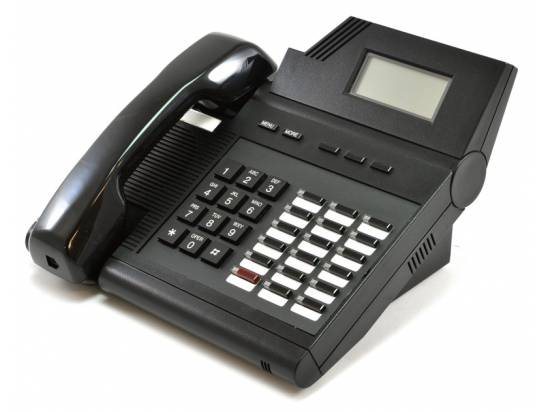 Executone Isoetec Medley Model 64 Black Display Telephone (84600)