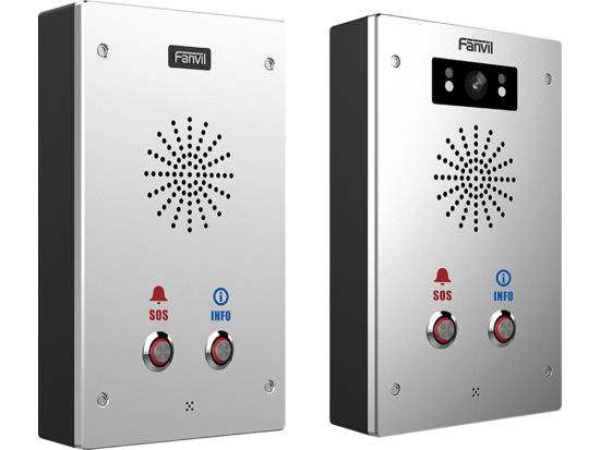 Fanvil I16S-02P SIP Intercom with Audio and Video Communication