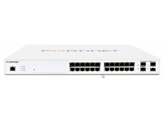 Fortinet FortiSwitch 124E-FPOE 24-Port Gigabit PoE Secure Access Switch