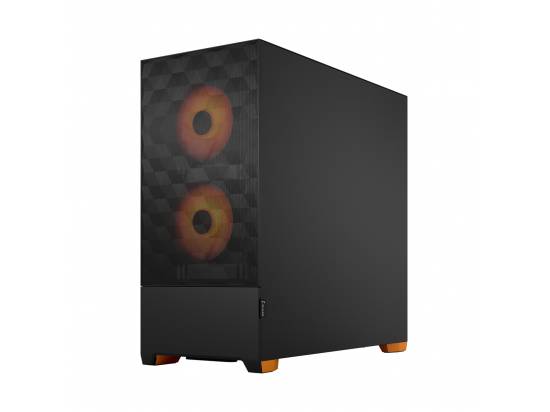 Fractal Design Pop Air RGB TG Computer Case - Black Orange