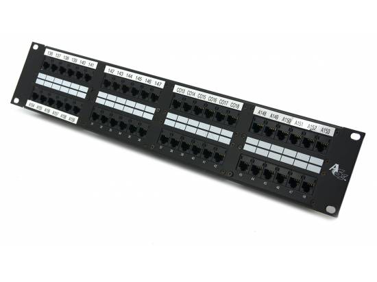 Generic Cat5e 48 Ports Patch Panel 19" 2U Rackmount