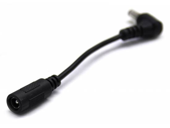 Generic DC Power Plug Male Right Angle to Female Adapter Cable