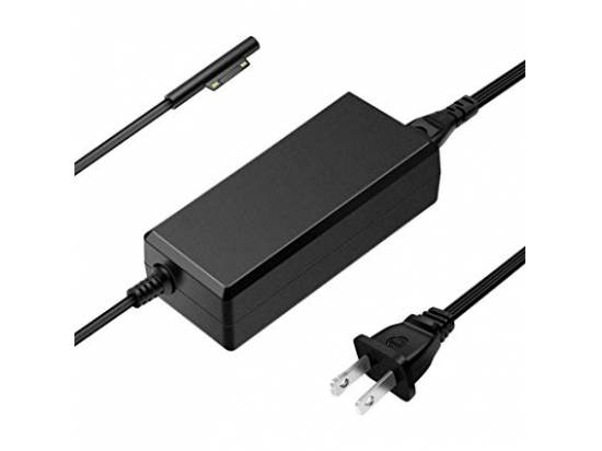Generic Microsoft Surface Pro 3 / 4 / 5 / 6 2 Book 2 Go 12V 2.58A Power Adapter (Straight Tip) - Refurbished