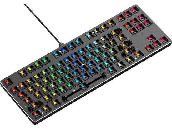 Glorious GMMK 85% TKL Wired RGB Barebone Mechanical Keyboard - Black - Refurbished