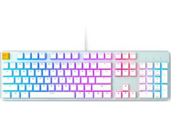 Glorious GMMK Full Size Wired Pre-Built RGB Mechanical Keyboard - White - Refurbished