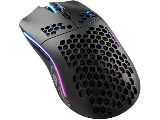Glorious Model O Wireless Honeycomb RGB Gaming Mouse - Matte Black - Refurbished
