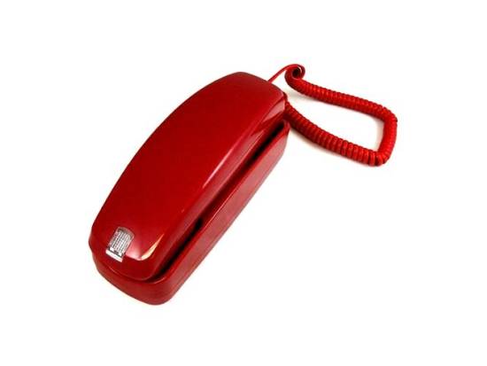 Golden Eagle GO-5303RED Trimstyle Visual Ringer Corded Phone Red - Grade A