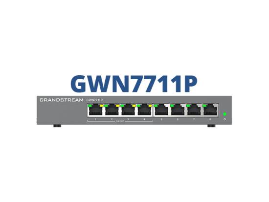 Grandstream GWN7711P 8-Port Managed Gigabit PoE+ Switch