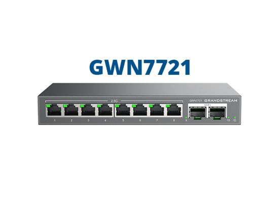 Grandstream GWN7721 8-Port Managed Gigabit Switch